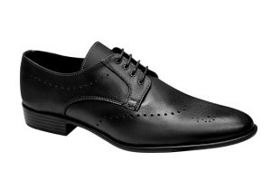 Pantofi eleganti barbati din piele naturala - Model Negru 131 - Img 7