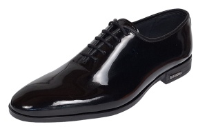 Pantofi eleganti barbati pentru evenimente, piele naturala negru lac – GKR Top - Img 2