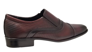 Pantofi eleganti pentu barbati piele naturala bordeaux - GKR01VIS - Img 6