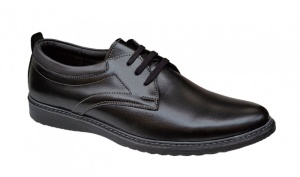 Pantofi sport, casual barbati din piele naturala box - 330NS - Img 5