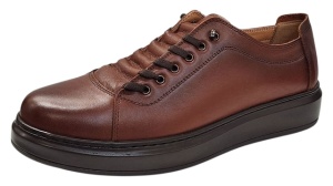Pantofi sport-casual barbati maro din piele naturala DeSuceava RSY01M - Img 6
