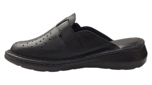 Saboti medicali dama din piele naturala de culoare neagra Med-Line RSY04N - Img 4