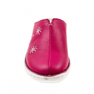 Saboti medicali femei, FUCSIA din piele naturala box, Med-Line BR298FUCSIA - Img 4