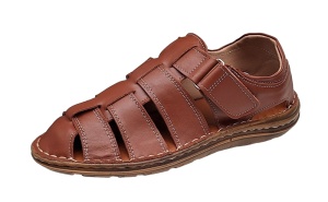 Sandale barbati casual din piele naturala Maro GKR73M - Img 3
