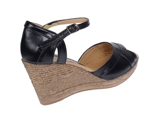 Sandale dama din piele naturala cu platforme de 7cm S105N2 - Img 4