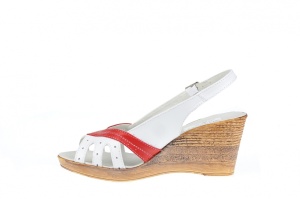 Sandale dama din piele naturala - Made in Romania S88AR - Img 2