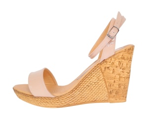 Sandale dama piele naturala cu platforme de 10 cm – Nude Lac S107NDL - Img 2