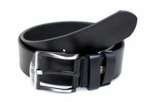Curea barbati casual din piele naturala cu latimea de 4.5cm, Negru - DR1-450NKR