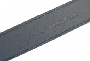 Curea barbati eleganta din piele naturala (culoare neagra) CC300N - Img 4