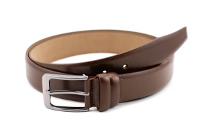 Curea barbati eleganta din piele naturala maro DR136M2 - Img 1