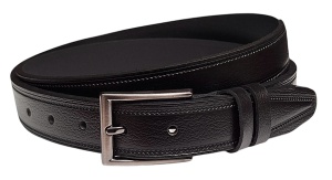 Curea costum barbati eleganta din piele naturala cu latime 3.5 cm CK220N - Img 3