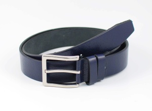 Curea eleganta barbati din piele naturala - Bleumarin DR1-CKBLM