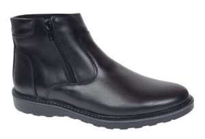 Ghete barbati casual din piele naturala cu fermoar imblanite Corsa - GF1203CSN