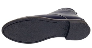 Ghete barbati casual din piele naturala imblanite Bleumarin BOND1BL - Img 3