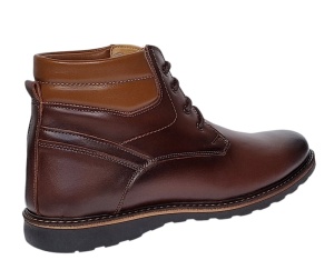 Ghete barbati casual din piele naturala imblanite model Maro GSCORSAM - Img 6