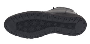 Ghete barbati casual din piele naturala imblanite Negre GS2021N - Img 3