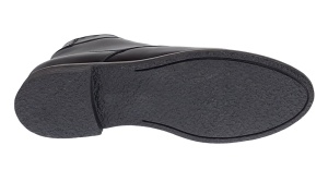 Ghete barbati casual din piele naturala (imblanite) Negru PHBONDNBOX - Img 3