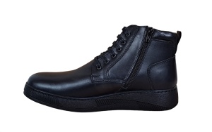 Ghete barbati casual din piele naturala imblanite PH350NBOX - Img 7