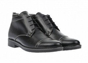 Ghete barbati din piele naturala casual - elegante Made in Romania - BOND2NEGRU
