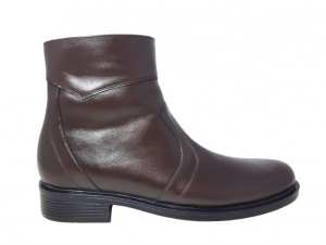 Ghete barbati elegante din piele naturala, cu fermoar Maro GB99MARO
