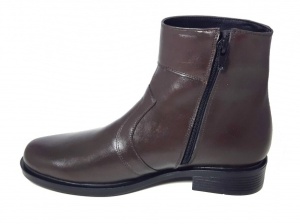 Ghete barbati elegante din piele naturala, cu fermoar Maro GB99MARO - Img 2