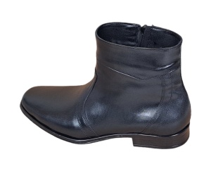 Ghete barbati elegante din piele naturala imblanite 716N - Img 2