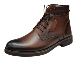 Ghete casual barbati din piele naturala imblanite TOMY Maro GKR26M - Img 4
