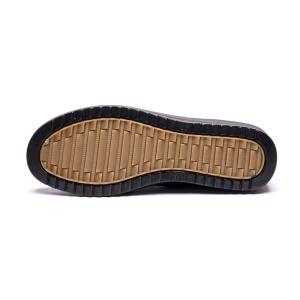 Ghete dama din piele eco cu fermoar imblanite Negru W33-8N - Img 2