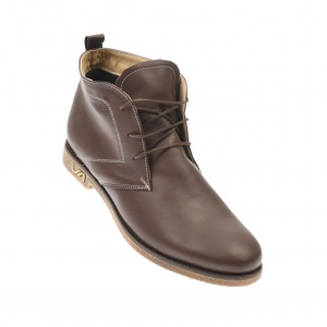 Ghete dama, maro, casual, din piele naturala - G01MBOX - Img 3