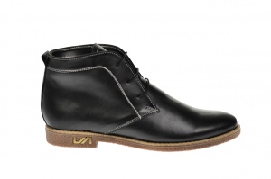 Ghete dama, negre, casual, din piele naturala, G01N2 - Img 2