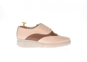 OFERTA! Marimea 36, Pantofi dama casual, din piele naturala Bej, LP40BB - Img 5