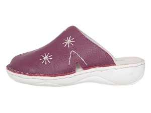 Oferta Marimea 36 Saboti medicali femei, Magenta din piele naturala box, Med-Line LBR298MOV - Img 6