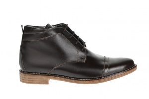 Oferta marimea 38, 41, 42, 43 - Ghete barbati din piele naturala casual-elegant, imblanite LBOND1M