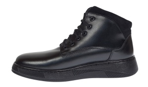 Oferta Marimea 40 Ghete barbati casual din piele naturala imblanite, cu siret L415N - Img 6