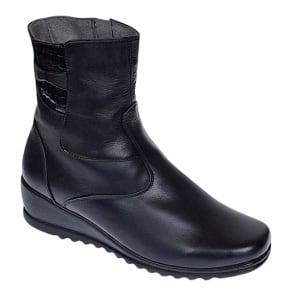 Oferta marimea 41 Ghete dama din piele naturala Orto Imblanite LMVS4N - Img 3