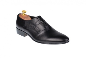 OFERTA MARIMEA 42 - Pantofi Barbati Office, Eleganti, din Piele Naturala, Negru, CIUCALETI SHOES