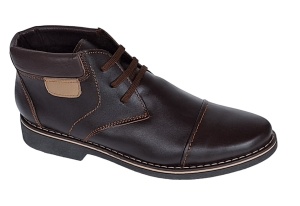 Oferta marinea 40 Ghete barbati casual din piele naturala Maro ALDOM - Img 3
