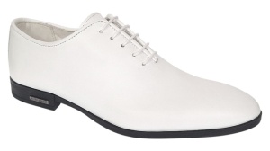 Pantofi albi eleganti barbati piele naturala GKR71A - Img 7