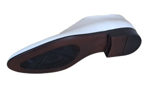 Pantofi barbati, albi, eleganti, din piele naturala box - MOD1ALBBOX - Img 6