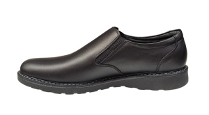 Pantofi barbati casual din piele naturala Army Negru CORSAEN - Img 6