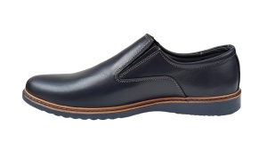 Pantofi barbati casual din piele naturala bleumarin 330EBLM - Img 6