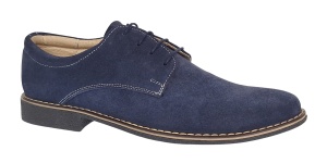 Pantofi barbati casual din piele naturala intoarsa bleumarin - Marimea 39, 41 - Img 2