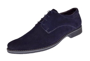 Pantofi barbati casual din piele naturala intoarsa Bleumarin PABLVEL - Img 5