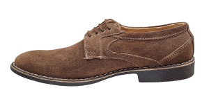 Pantofi barbati casual din piele naturala intoarsa - Marimea 39 Maro - GKR7XM - Img 2