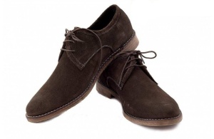 Pantofi barbati casual din piele naturala maro 336MVEL - Img 4