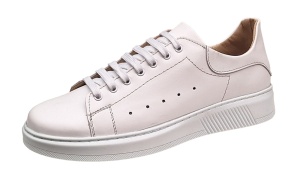 Pantofi barbati casual din piele naturala - Model Alb A2 - Img 7