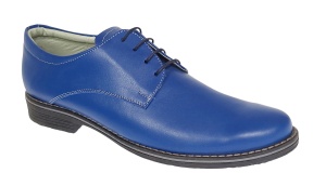Pantofi barbati casual din piele naturala - Model Albastru P80 - Img 3