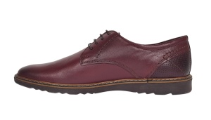 Pantofi barbati casual din piele naturala - Model bordo Sir 135VIS - Img 12