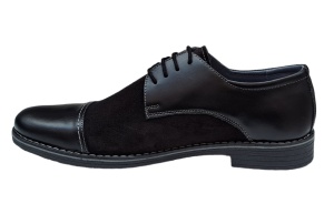 Pantofi barbati casual din piele naturala - Model Negru 101LSN - Img 2