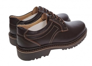 Pantofi barbati casual din piele naturala, model toamna, iarna, MARK3MBOX - Img 3